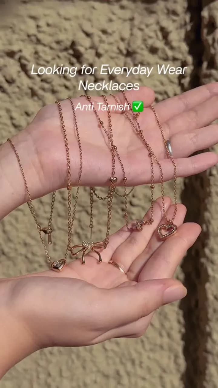Instagram post with the caption: 👀✨
#trendingreels #elrajewellery #demifinejewellery #jewelleryl...