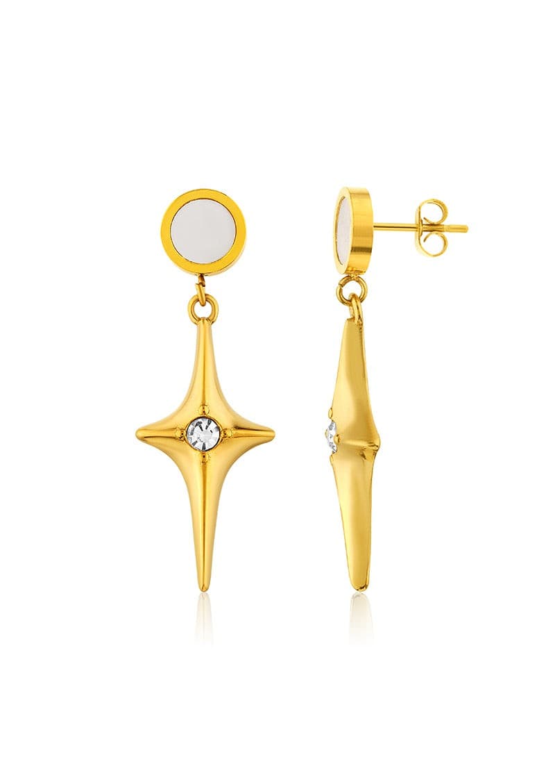 Luminous Star Drop Earrings