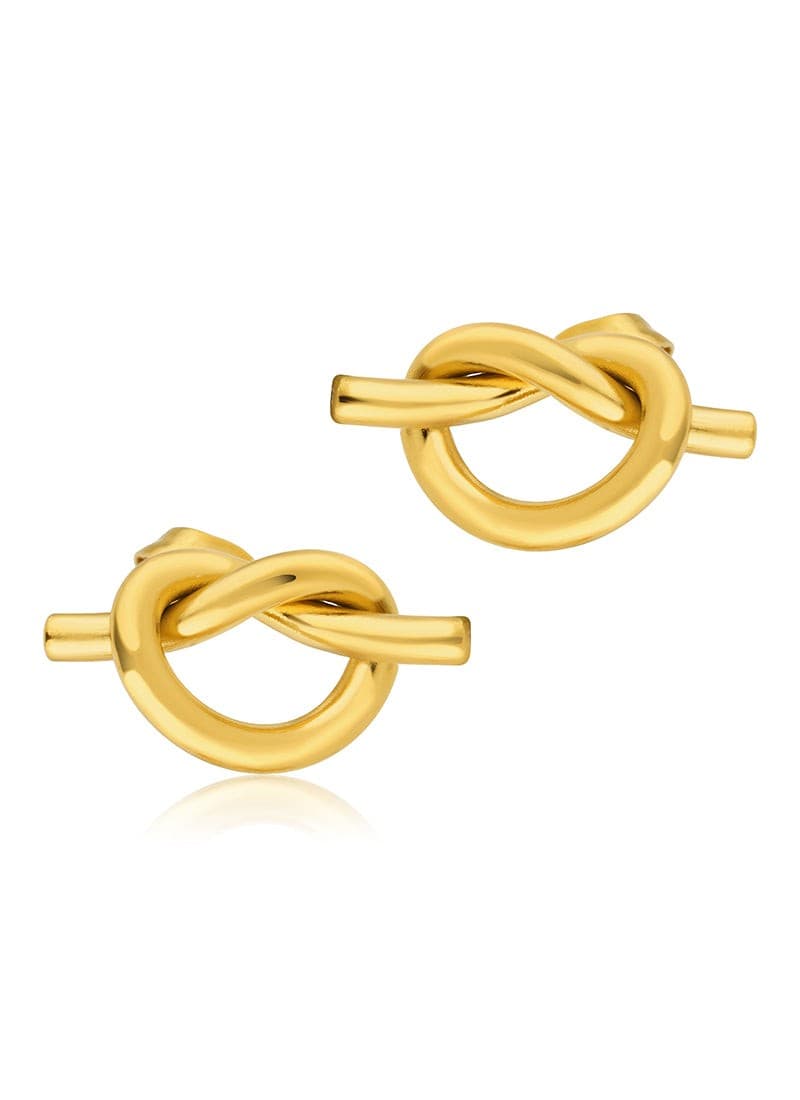 Minimal Gold Knot Studs