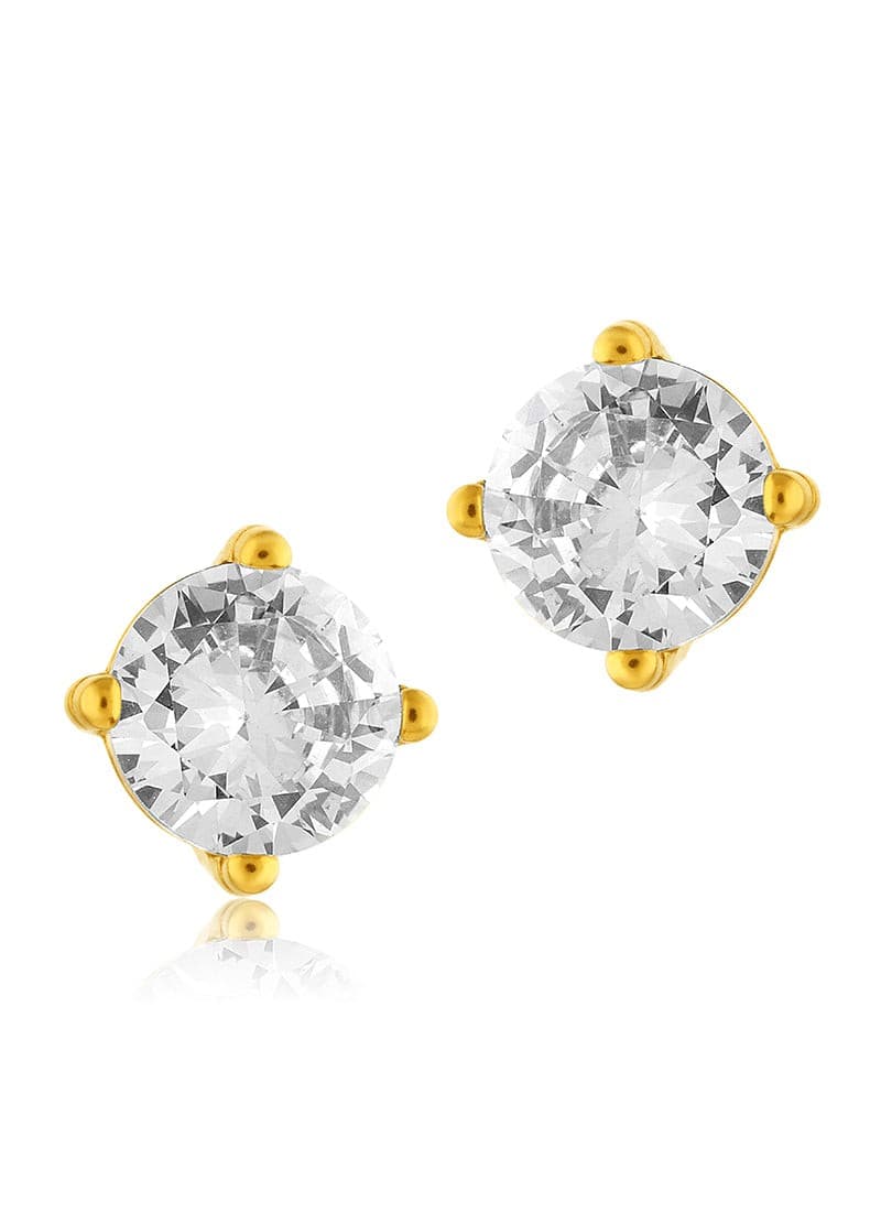 Classic Golden Solitaire Studs