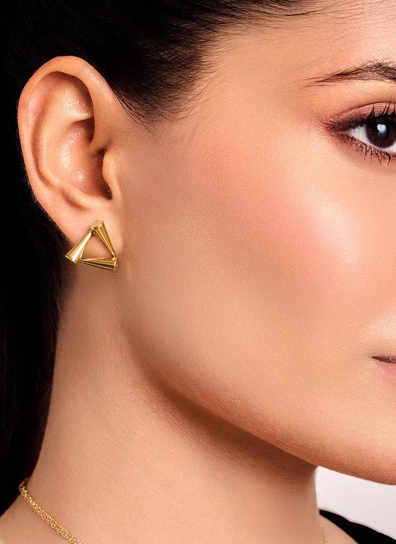 Golden Edge Studs