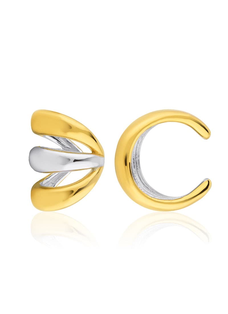 Two Tone Arc Ear Cuff