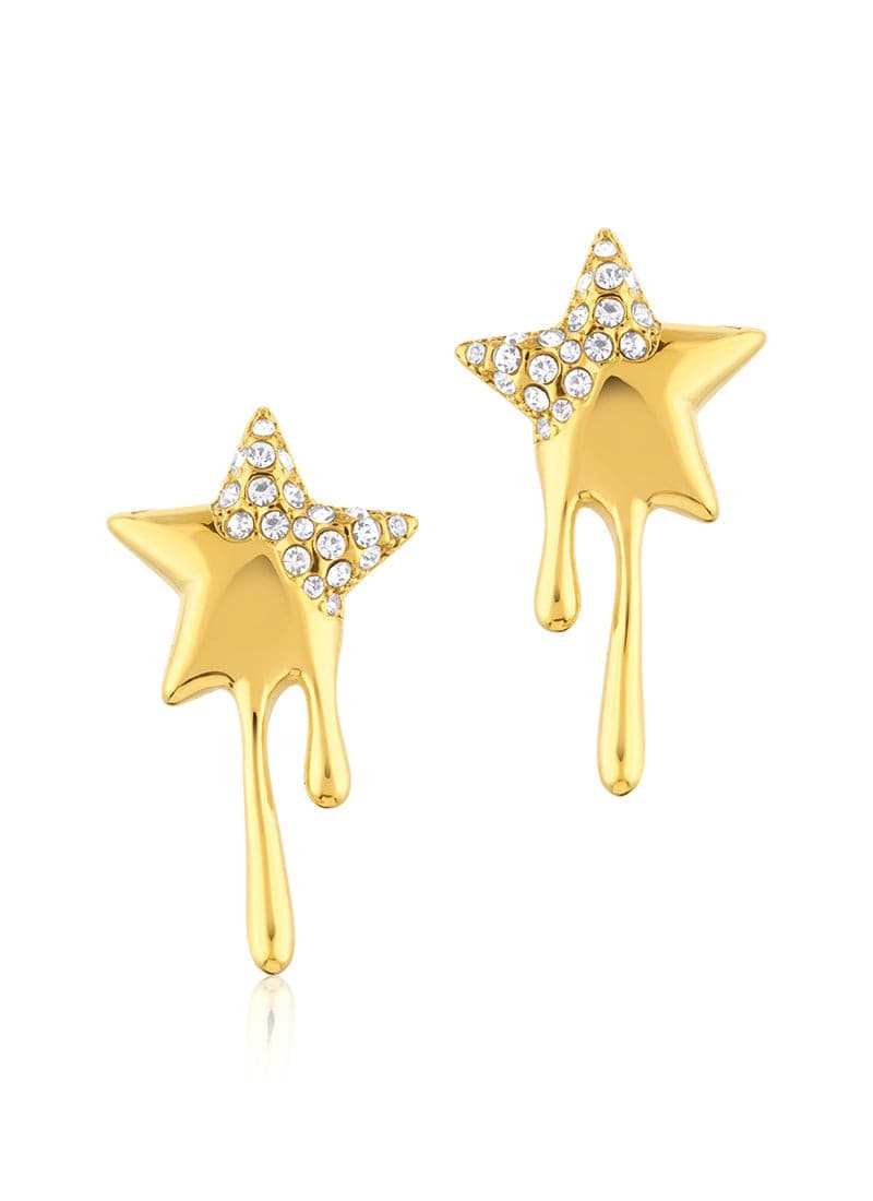 Golden Starfall Earrings