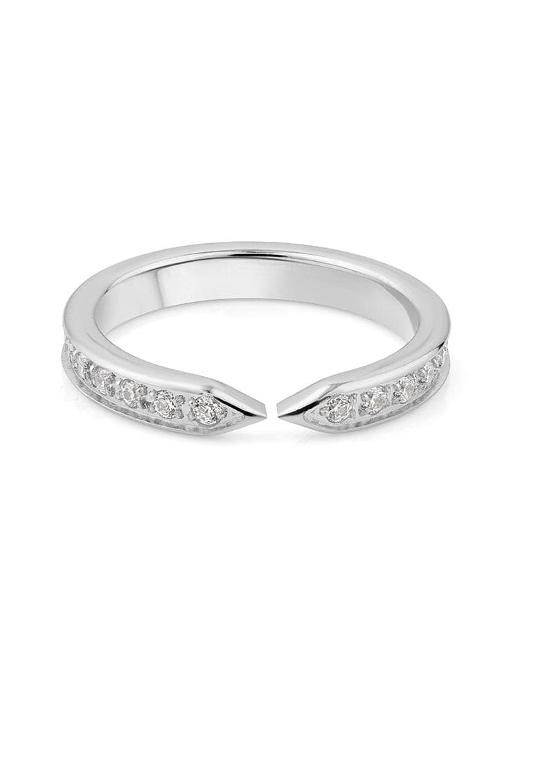 Crystal Curve Ring