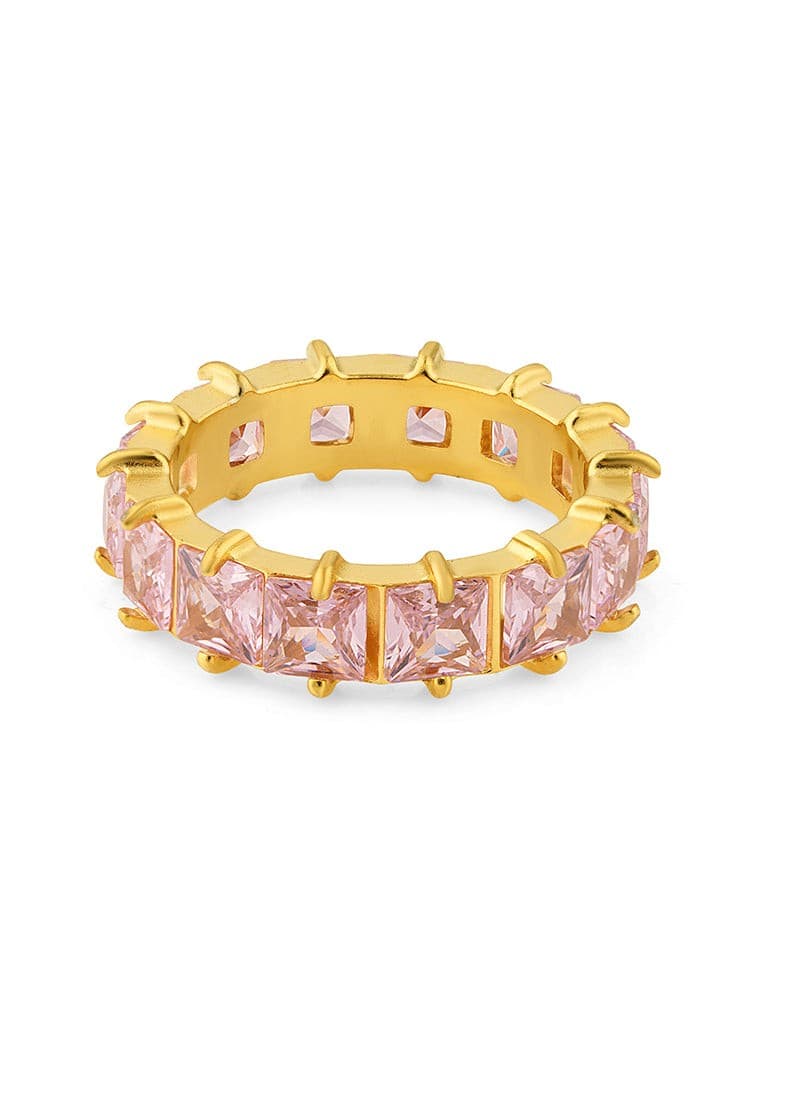 Golden Array Ring:Pink