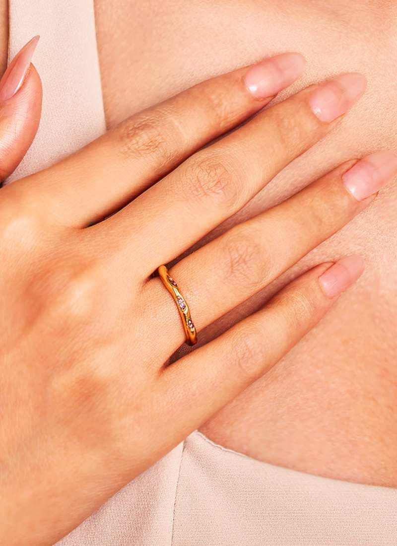 Celeste Wave Ring