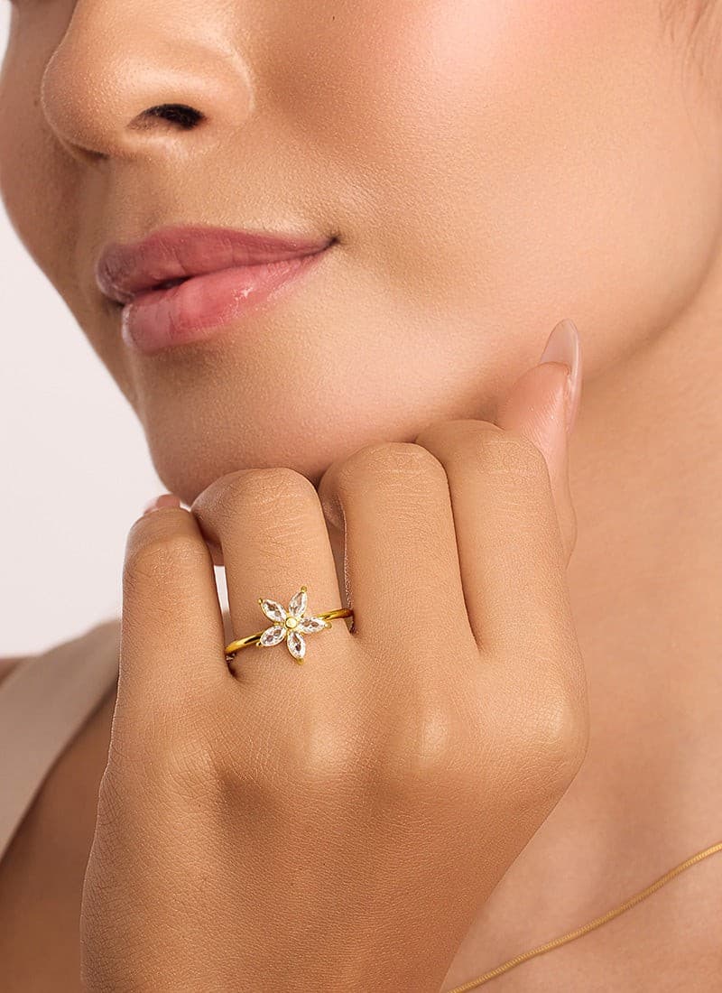Crystal Bloom Ring