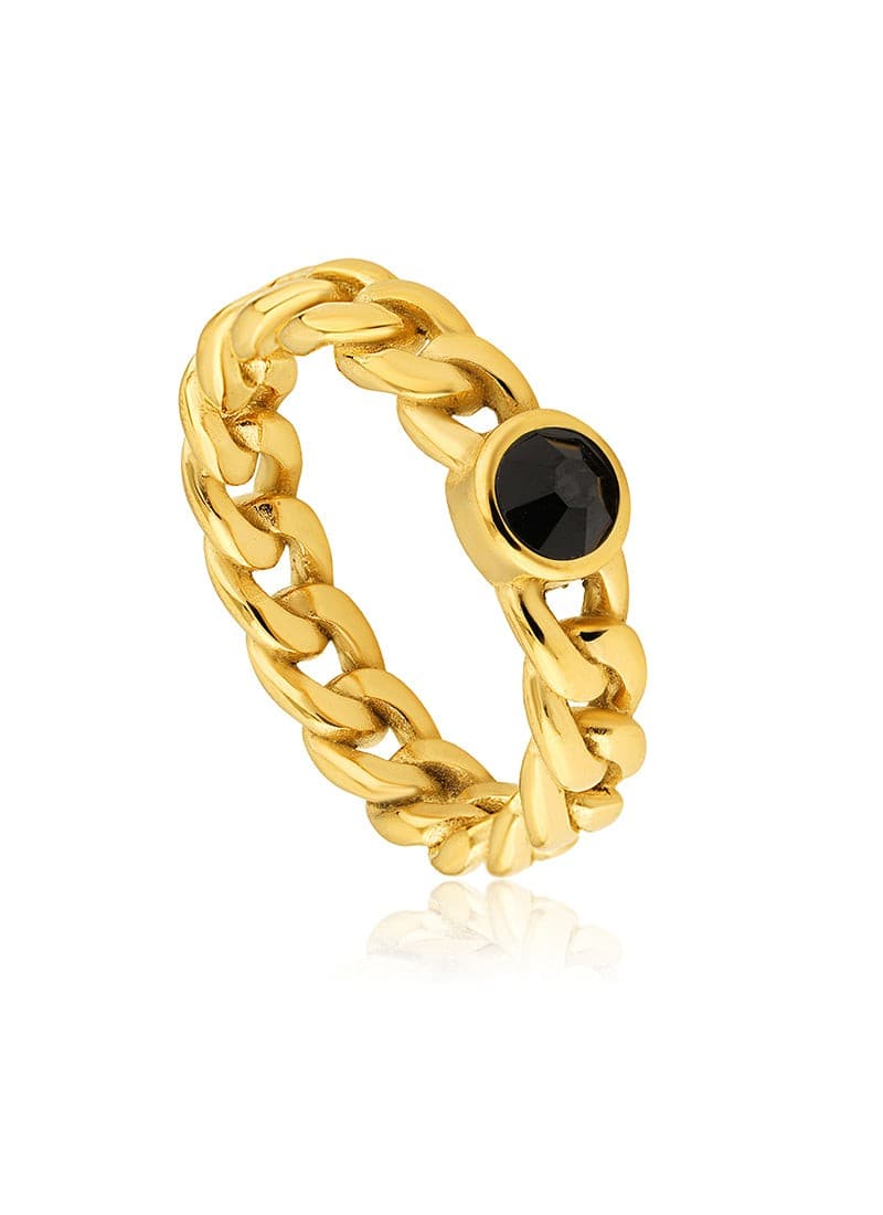 Linked Stone Ring
