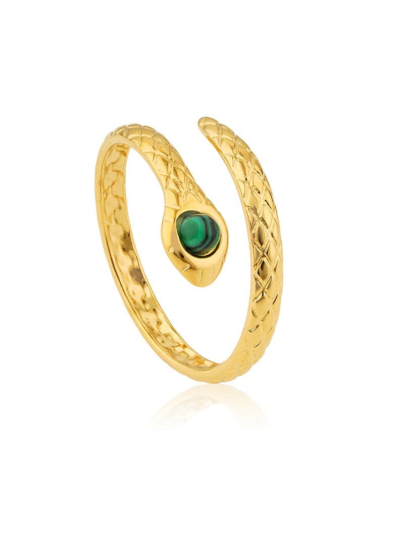 Golden Serpent Ring
