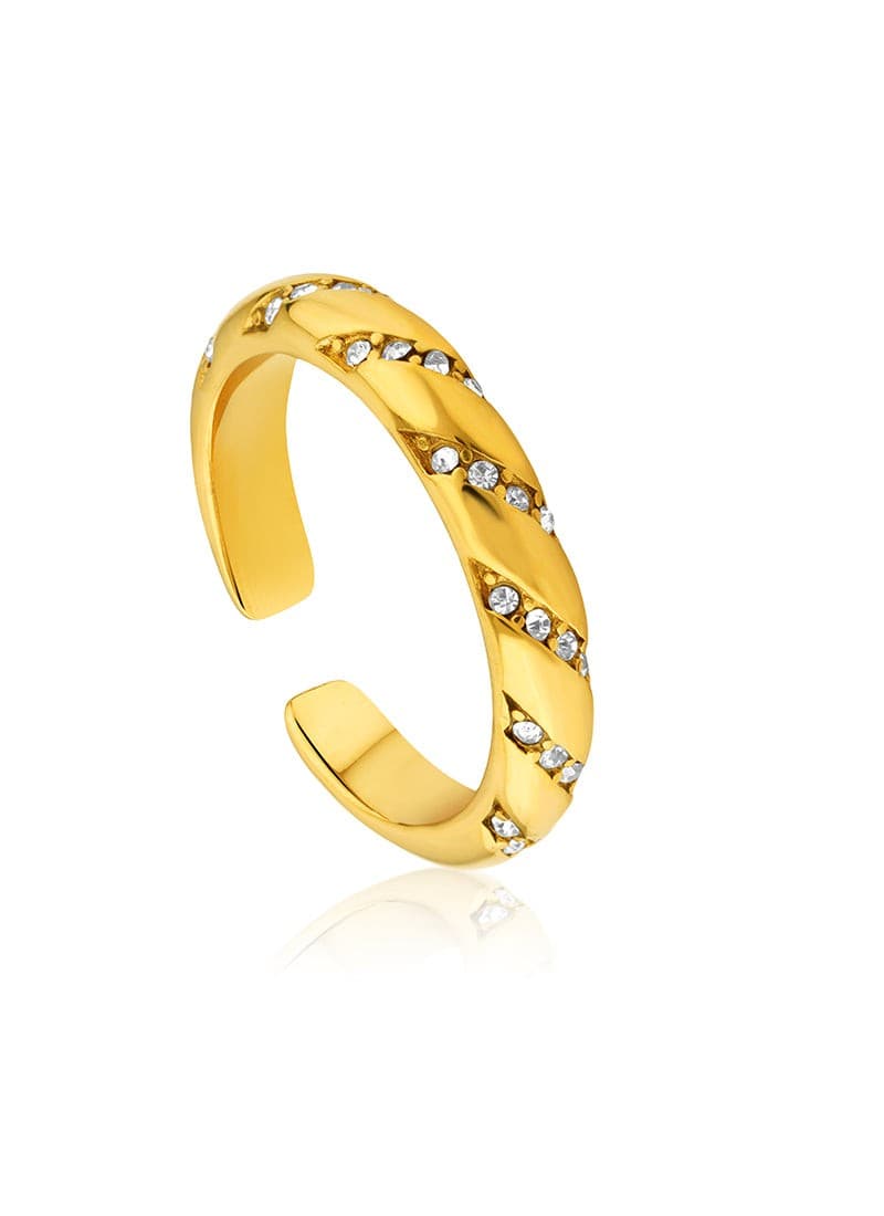 Crystal Braid Ring