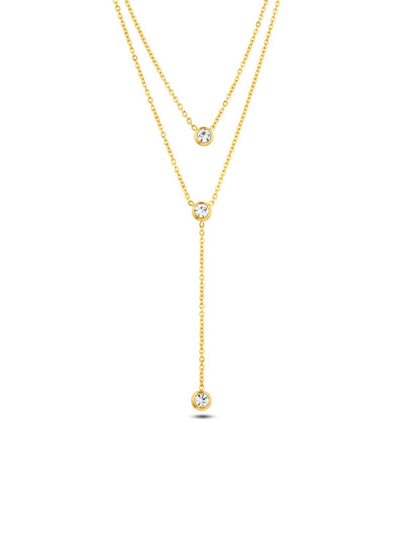 Crystal Drop Necklace
