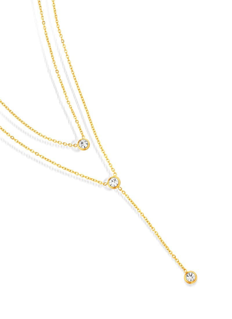 Crystal Drop Necklace