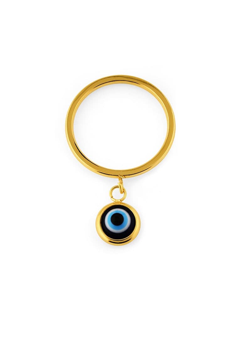 Evil Eye Charm Ring