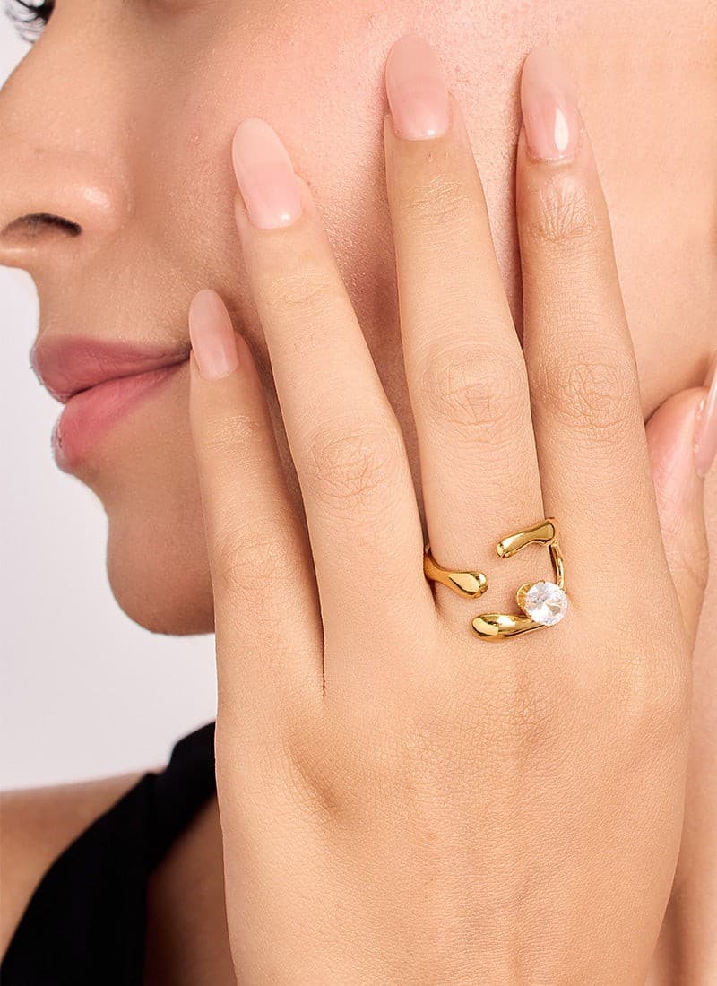 Golden Dew Ring
