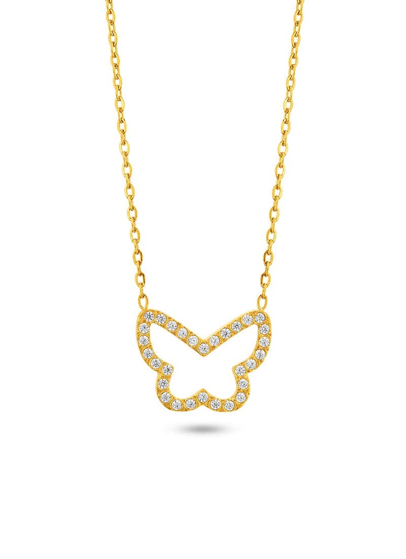 Golden Butterfly Necklace