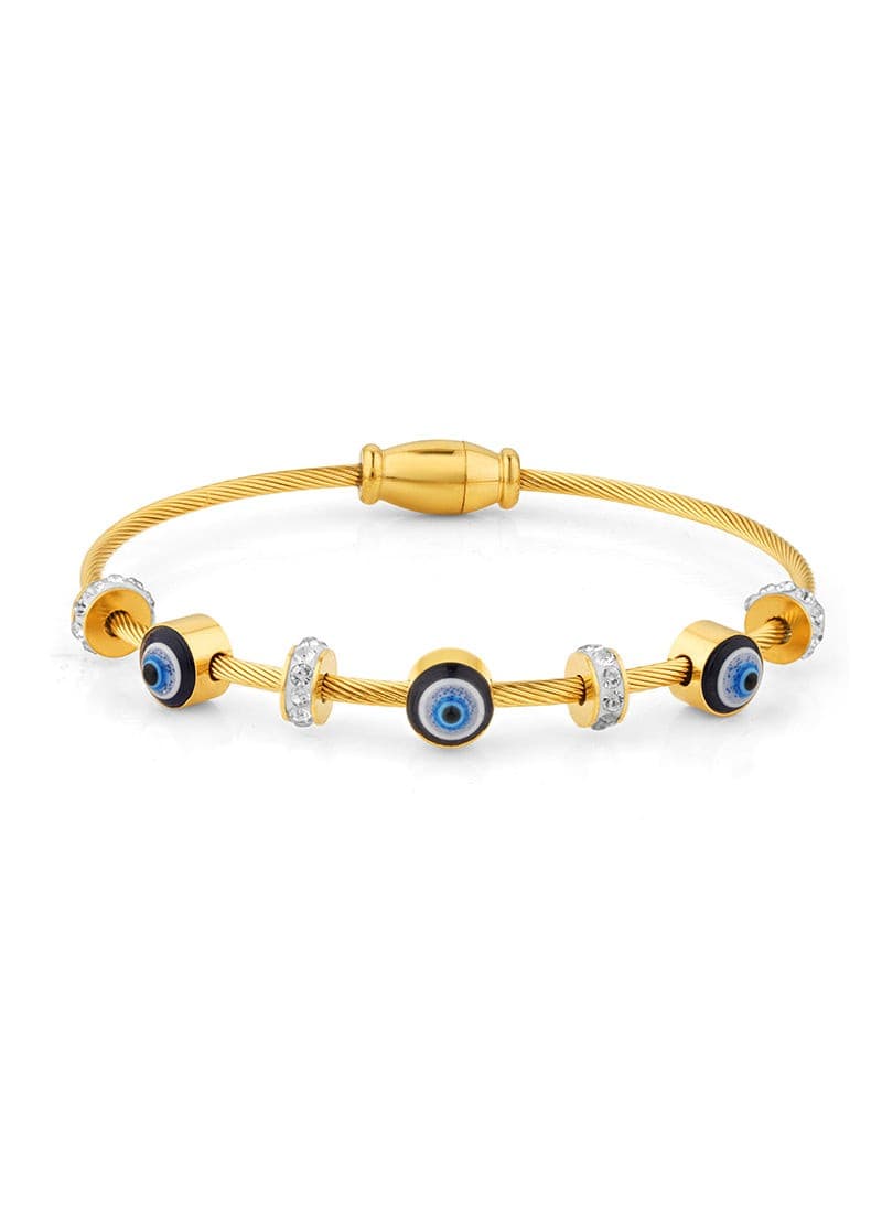 Evil Eye Bangle Bracelet