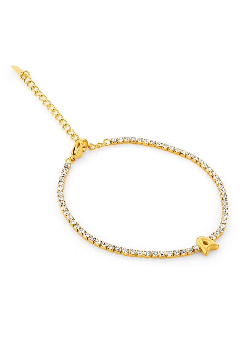 Crystal Alphabet Bracelet
