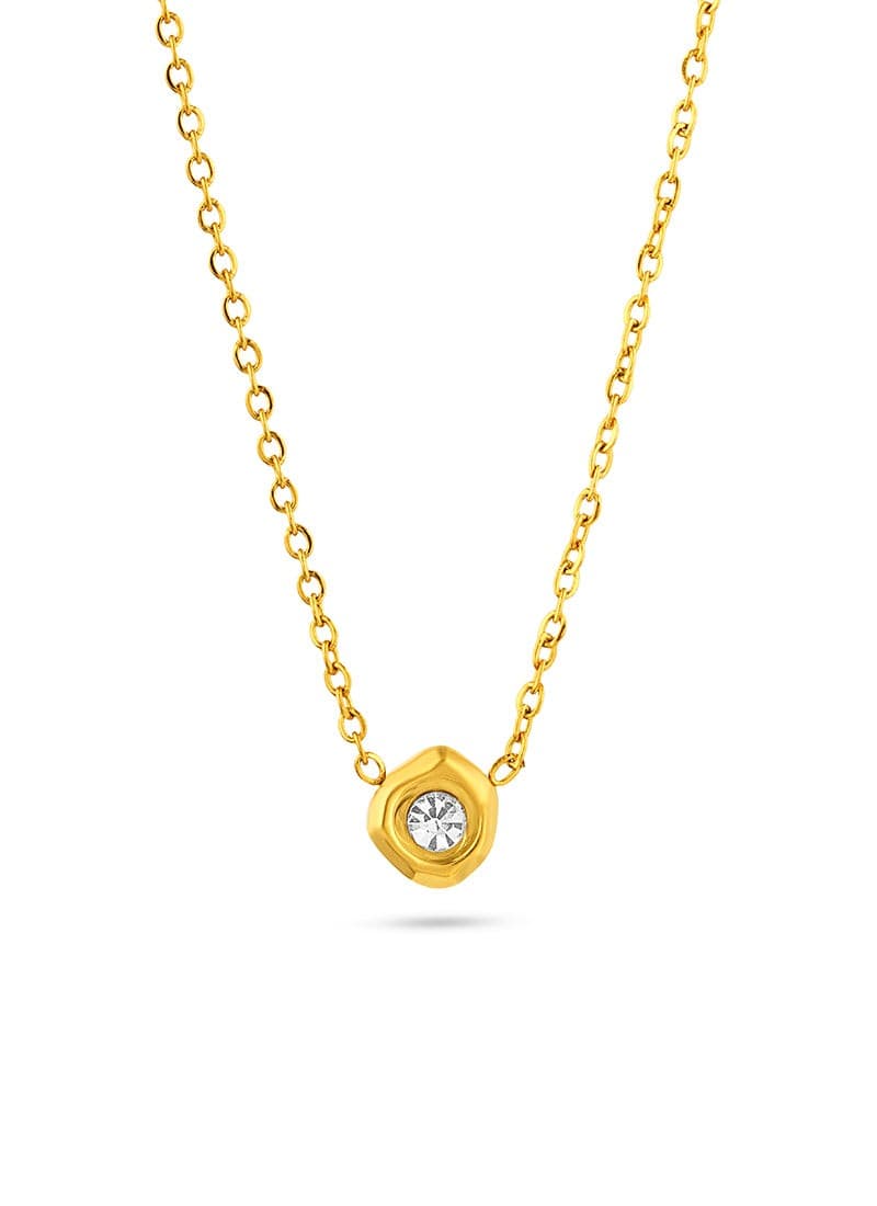 Crystal Hex Necklace