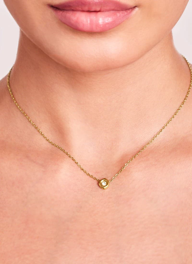 Crystal Hex Necklace