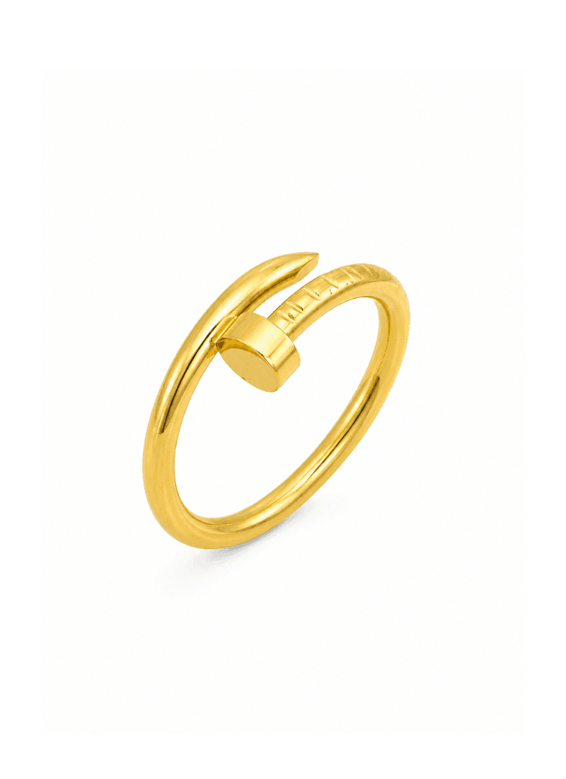 Golden Nail Ring
