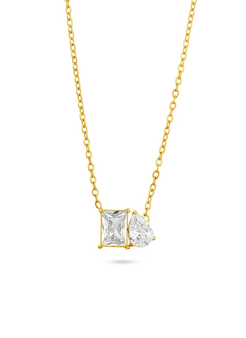 Luminous Crystal Bond Necklace