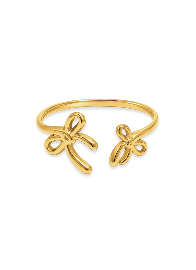 Ribbon Kiss Ring