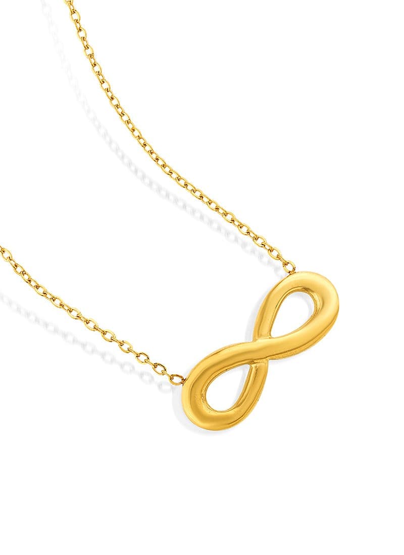 Golden Infinity Necklace