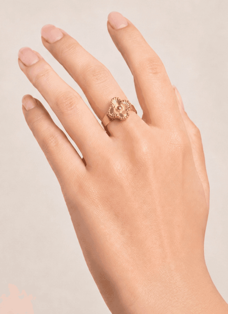 Golden Clover Ring