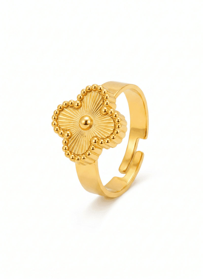 Golden Clover Ring
