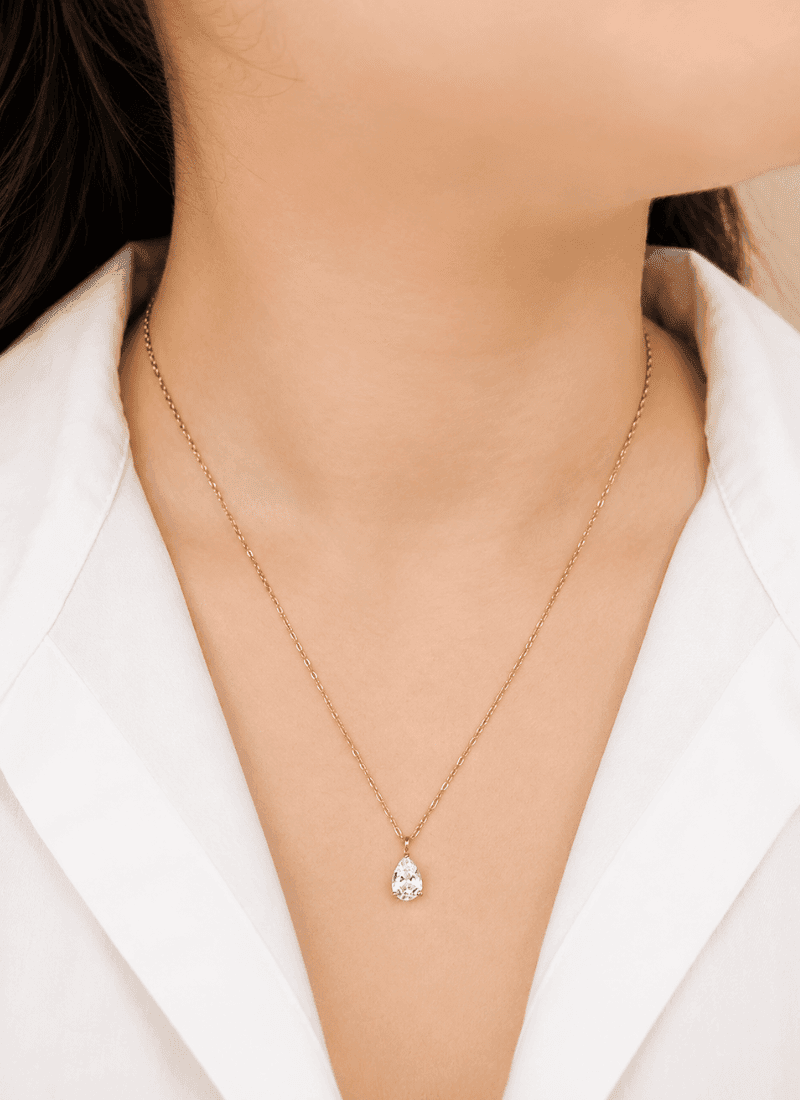 Eternal Pear Necklace