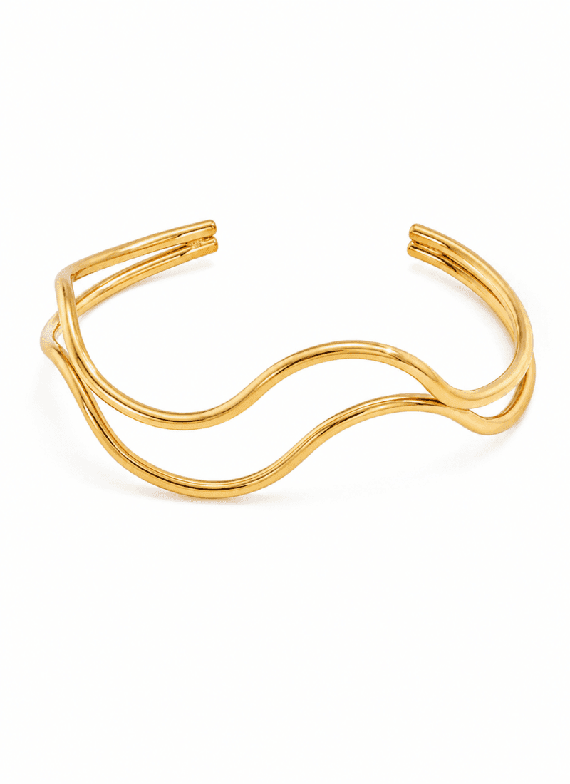 Molten Curve Cuff Bracelet