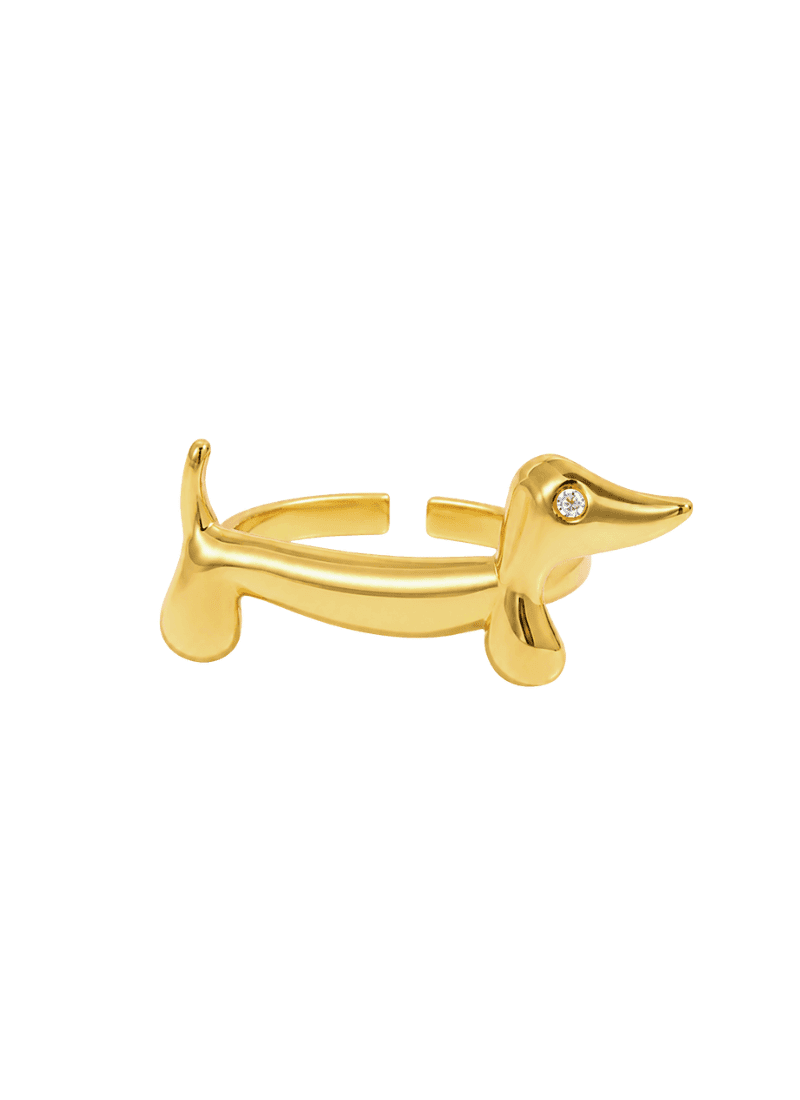 Golden Pup Ring