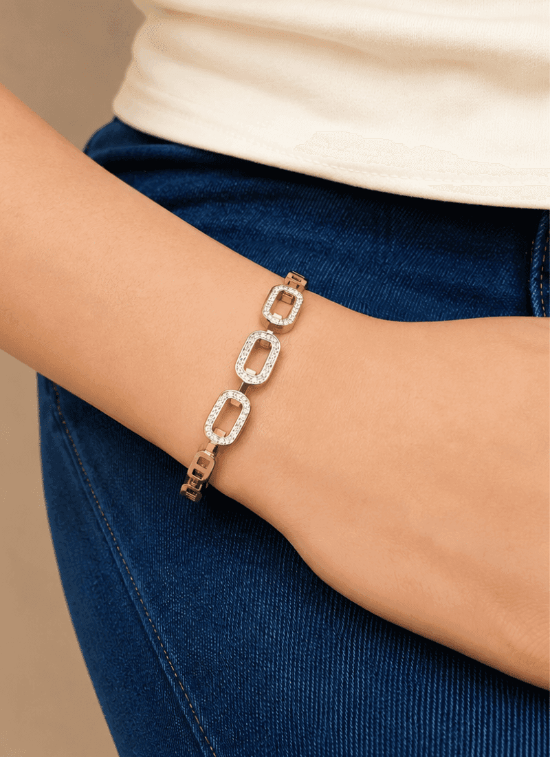 Prism Link Bangle