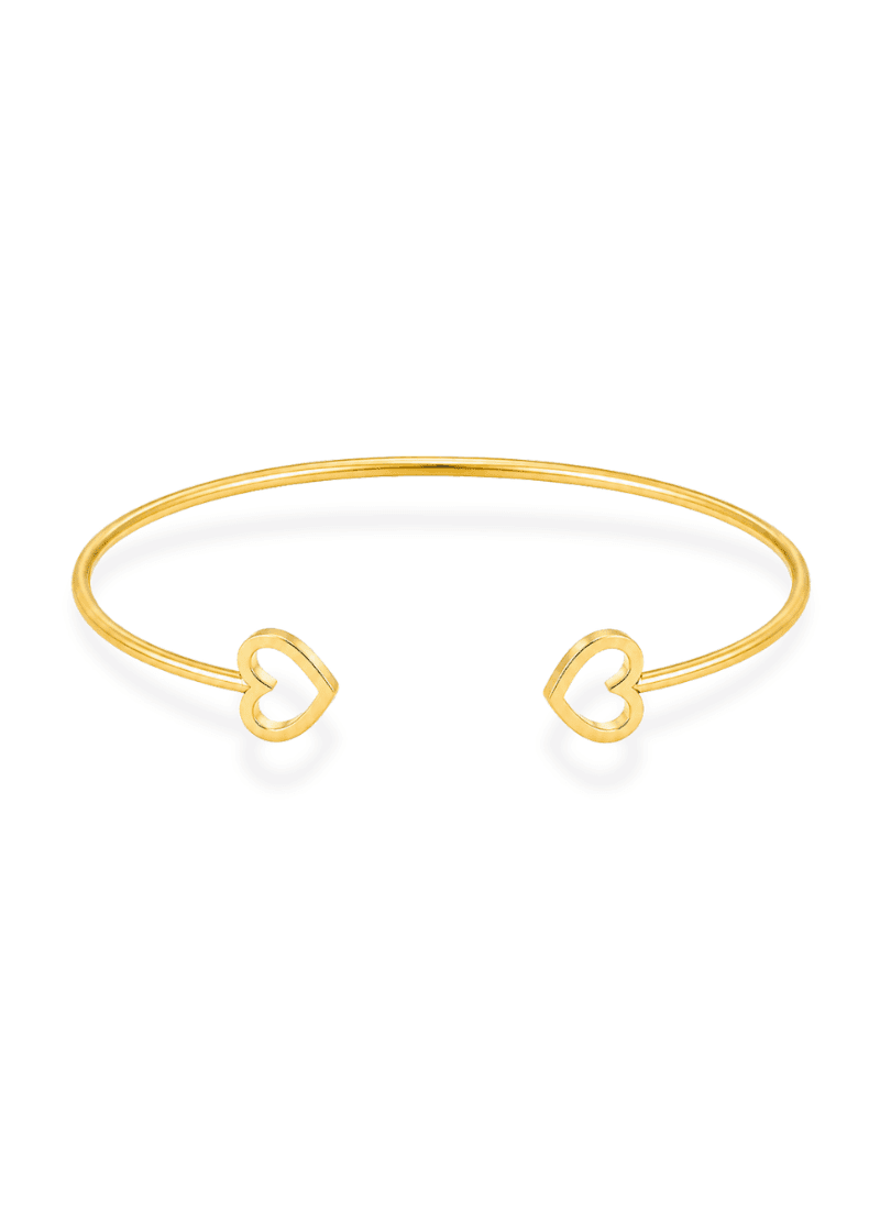 Golden Heart Cuff