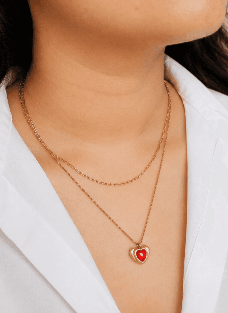 Ruby Glow Necklace